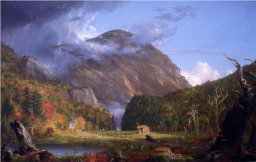 A View of the Mountain Pass Called the Notch of th White Mountains by Thomas Cole from www.wikipaintings.org