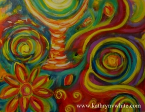 Chalice of Life Painting--Probable Final--by Kathryn V. White